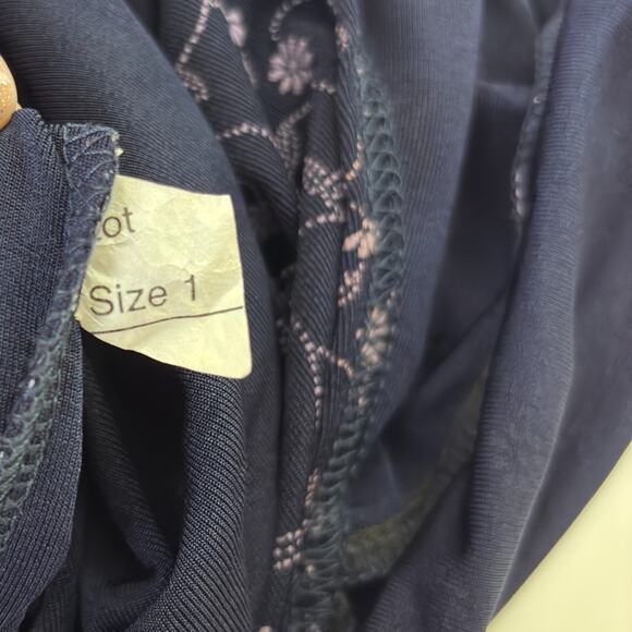 Fashion Bug Vintage Floral Blouse | Women’s XL | Blue Button Front Top - Picture 11 of 14